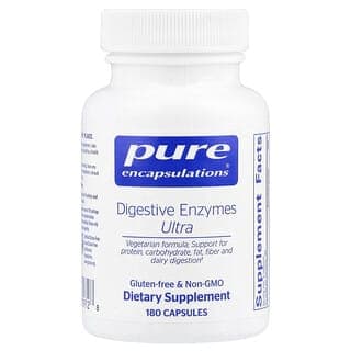 Pure Encapsulations, 超級消化酶，180 粒膠囊