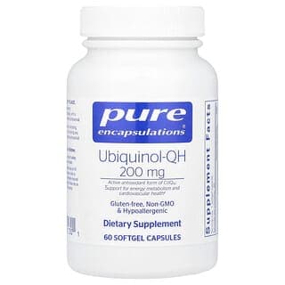 Pure Encapsulations, 泛醇-QH，200 毫克，60 粒軟膠囊膠囊