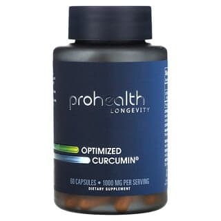 ProHealth Longevity, 優化的薑黃素，1,000 毫克，60 粒膠囊（每粒膠囊 500 毫克）