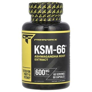 Primaforce, KSM-66 南非醉茄根提取物，600 毫克，60 粒膠囊