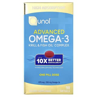 Qunol, 高級 Omega-3，90 粒軟膠囊