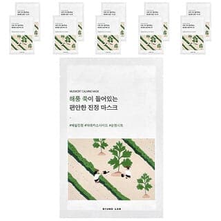Round Lab, 艾蒿舒緩美容面膜，10 片，每片 25 毫升