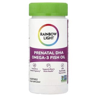 Rainbow Light, 產前 DHA Omega-3 魚油，60 粒軟膠囊
