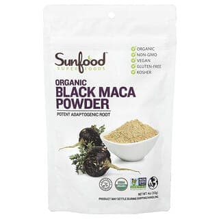 Sunfood, 有機黑瑪卡粉,4 盎司(113 克)