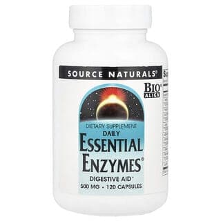Source Naturals, 日常 Essential Enzymes®，500 毫克，120 粒膠囊
