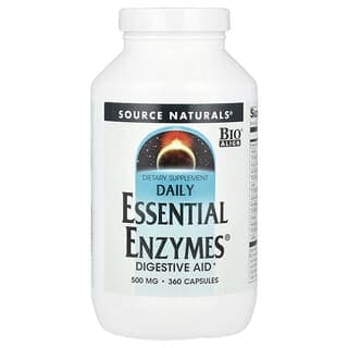 Source Naturals, 日常 Essential Enzymes®,500 毫克,360 粒膠囊
