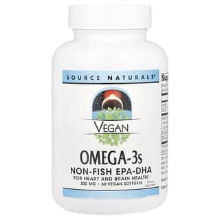 Source Naturals, 植物歐米伽-3S,EPA-DHA,300毫克,60粒植物軟膠囊