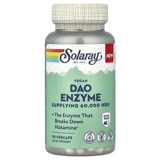 Solaray, 全素道酶，60,000 HDU，90 粒素食膠囊