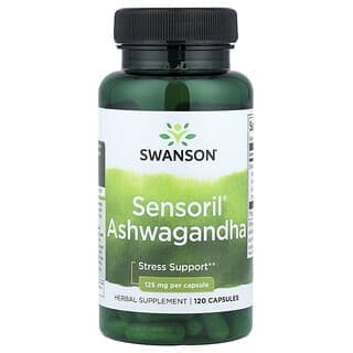 Swanson Vitamins, Sensoril® 南非醉茄，125 毫克，120 粒膠囊
