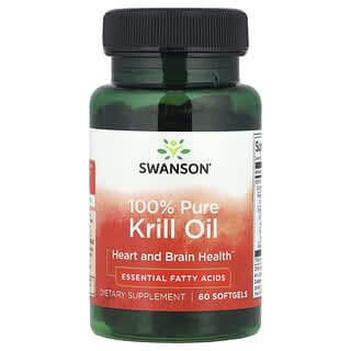 Swanson Vitamins, 全全磷蝦油，60 粒軟膠囊