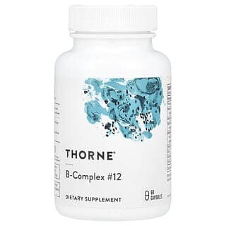 Thorne, 複合維生素B #12，60粒素食膠囊
