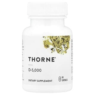 Thorne, D-5,000，60 粒膠囊（每粒膠囊 125 微克）