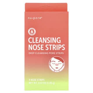 Nu-Pore, 清潔鼻貼，3 片鼻貼，0.07 盎司（1.89 克）