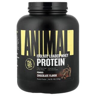 Animal, 分離乳清蛋白質粉，巧克力味，4 磅（1.81 千克）