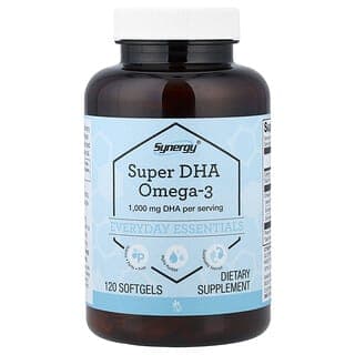Vitacost, Synergy®，超級 DHA Omega-3，120 粒軟膠囊