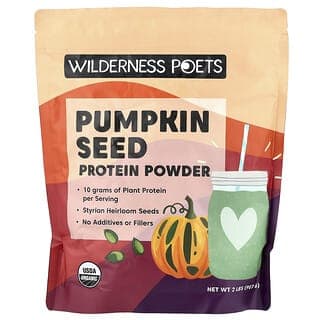 Wilderness Poets, 有機南瓜籽蛋白質粉，2 磅（907 克）