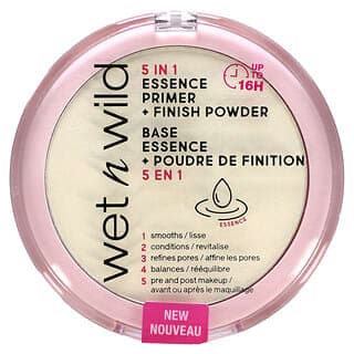 wet n wild, 5 合 1 精華底霜 + 定妝粉，0.26 盎司（7.5 克）