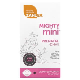 Zahler, Mighty Mini™ 產前 + DHA，90 粒軟膠囊