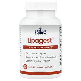 Arthur Andrew Medical, Lipagest™,脂肪消化幫助配方,90 粒膠囊