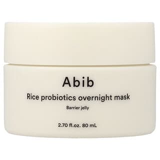 Abib, 大米益生菌夜間美容面膜,屏障修護啫喱,2.7 液量盎司(80 毫升)