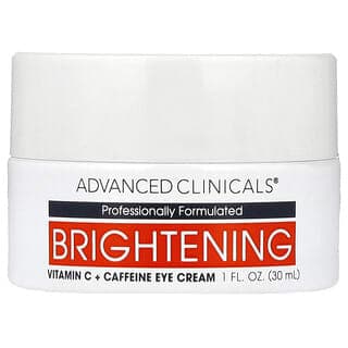 Advanced Clinicals, 亮膚維生素 C + 咖啡萃取眼霜,1 液量盎司(30 毫升)