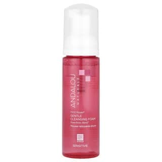 Andalou Naturals, 1000 Roses,溫和潔面泡沫,適合敏感皮膚,5.5 液量盎司(163 毫升)