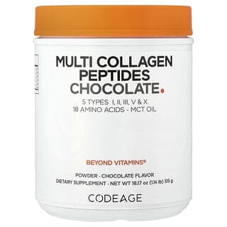 Codeage, 多膠原蛋白多肽粉,巧克力味,18.17 盎司(515 克)