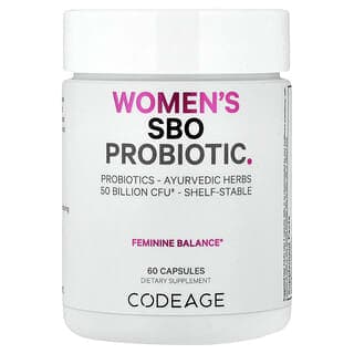 Codeage, 女性 SBO 益生菌,500 億 CFU,60 粒膠囊