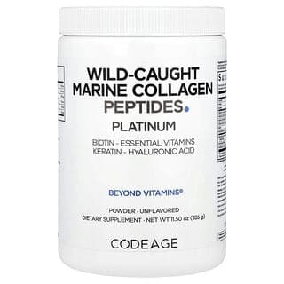 Codeage, 野外捕獲海洋膠原蛋白肽粉,白金款,原味,11.5 盎司(326 克)