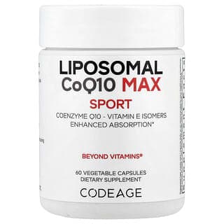 Codeage, 脂質體輔酶 Q10 基質,運動,60 粒膠囊