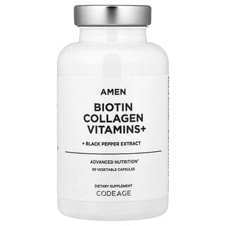 Codeage, Amen,生物維生素膠原蛋白維生素+,90 粒素食膠囊