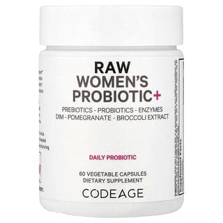 Codeage, 未加工女性益生菌+,60 粒素食膠囊