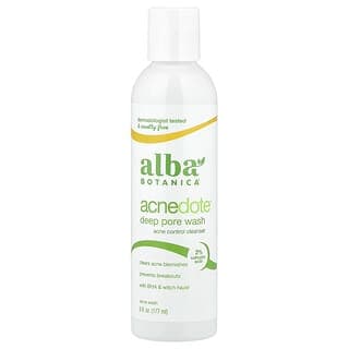Alba Botanica, Acnedote®,深層毛孔清潔,6 液量盎司(177 毫升)