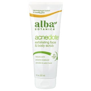 Alba Botanica, Acnedote®,面部和身體磨砂粒,特強型,8 盎司(227 克)