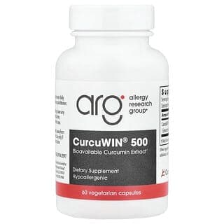 Allergy Research Group, CurcuWIN® 500,60 粒素食膠囊(每粒膠囊 500 毫克)
