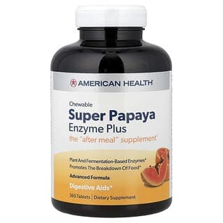 American Health, 超級木瓜 Enzyme Plus 咀嚼片,360 片