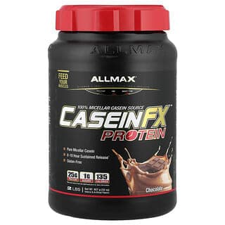 ALLMAX, CaseinFX,100% 酪蛋白膠束蛋白,巧克力,2 磅。(907 克)