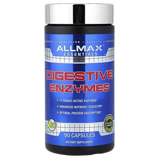 ALLMAX, Essentials,消化酶,90 粒膠囊