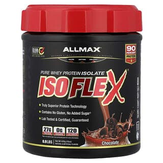 ALLMAX, ISOFLEX®,全分離乳清蛋白,巧克力味,0.9 磅(425 克)