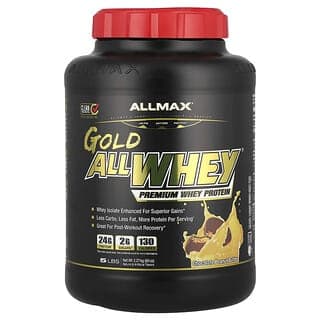ALLMAX, AllWhey Gold,優質乳清蛋白,巧克力花生醬味,5 磅。(2.27 千克)
