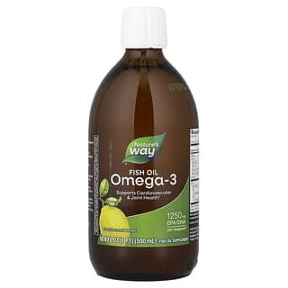 然萃維, 魚油 Omega-3,檸檬味,16.9 液量盎司(500 毫升)