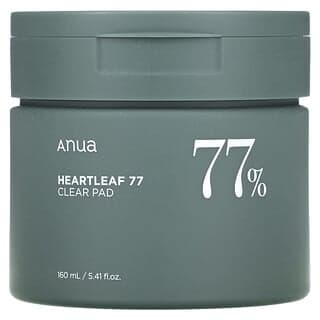 Anua, 魚腥草 77%,透明化妝棉,5.41 液量盎司(160 毫升)