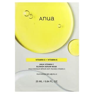 Anua, 維生素 C 瑕疵淡化精華美容面膜,1 片,0.84 液量盎司(25 毫升)