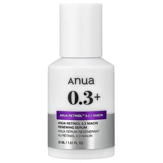 Anua, 視黃醇™ 0.3% + 煙酸煥活精華,1.01 液量盎司(30 毫升)