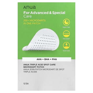 Anua, 三重酸局部護理微針貼片,12 片