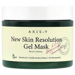 Axis-Y, New Skin Resolution 凝膠美容面膜,3.38 液量盎司(100 毫升)