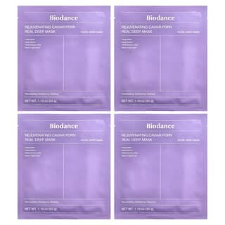 Biodance, 煥活魚子醬 PDRN 深層滋養面膜,4 片裝,每片 1.19 盎司(34 克)