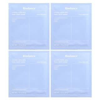 Biodance, Hydro Cera-Nol Real 深層補水美容面膜,4 片,每片 1.19 盎司(34 克)