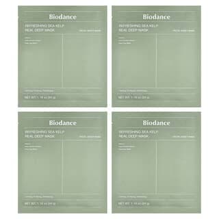 Biodance, 清爽海帶深層美容面膜,4 片,每片 1.19 盎司(34 克)