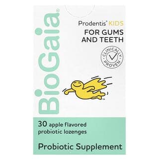 BioGaia, Prodentis Kids®,益生菌錠劑,蘋果味,2 億 CFU,30 粒